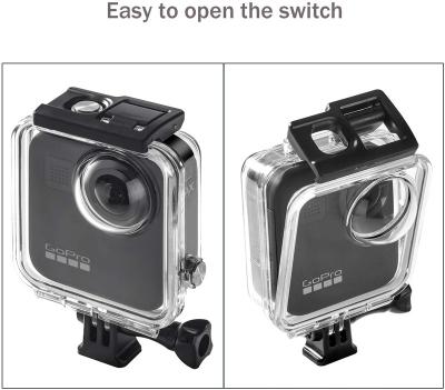 中国Gopro Max 360カメラアクセサリー用防水ハウジングケース